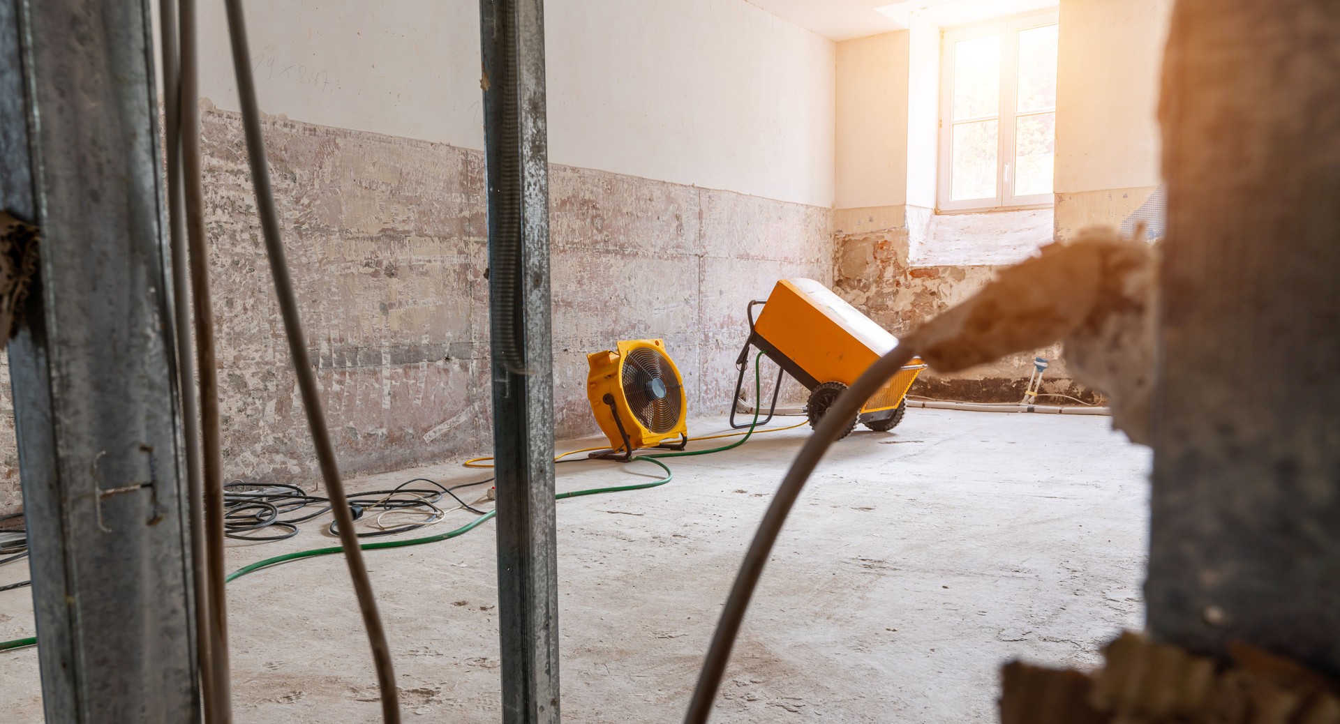 Old real estate apartment, prepared and ready for renovate